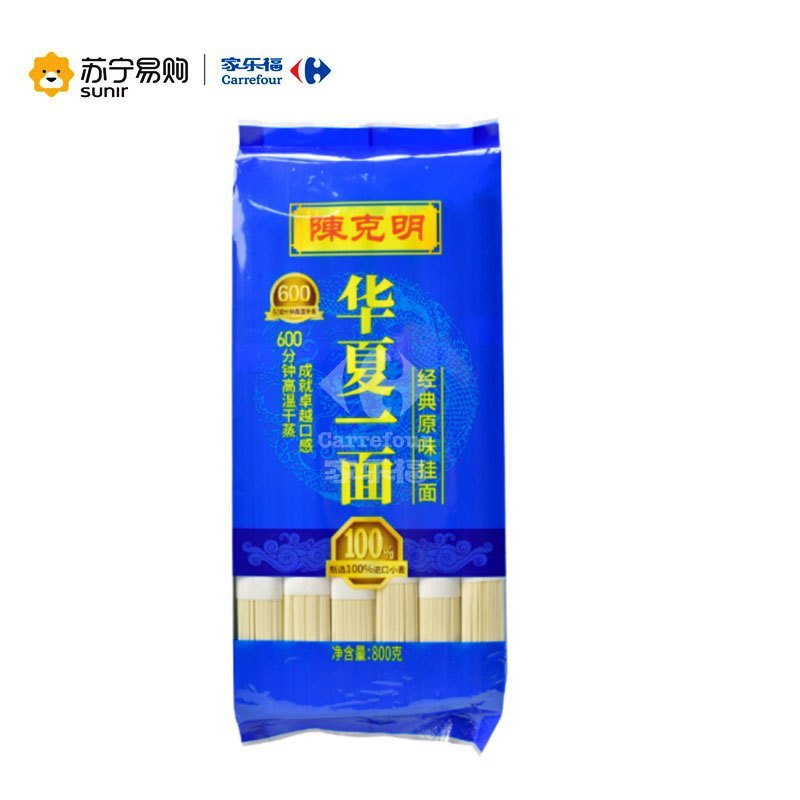 陈克明华夏一面经典原味挂面800g