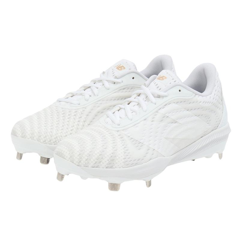新百伦(New Balance)男棒球鞋专业支撑透气缓震耐磨防滑运动训练 White 40.5