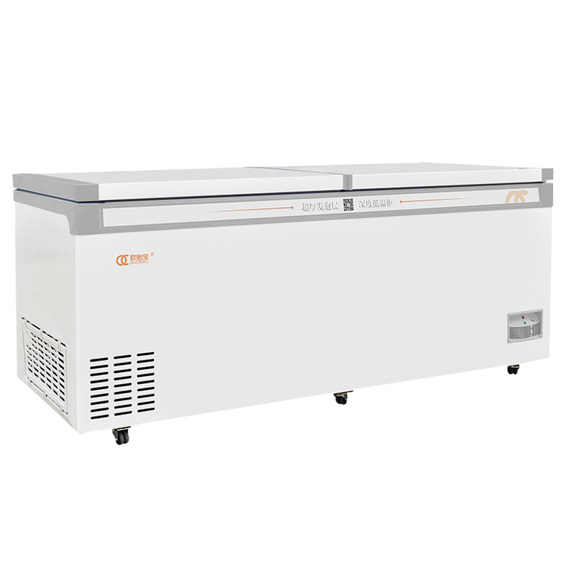 欧驰宝oucboll专注商用846升大容量冰柜商用冷柜大冰柜冷藏冷冻卧式