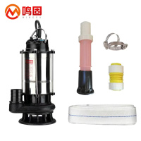 鸣固 防汛潜水泵 抽水泵220V清水泵自吸泵污水泵 1100W污水泵2寸10米
