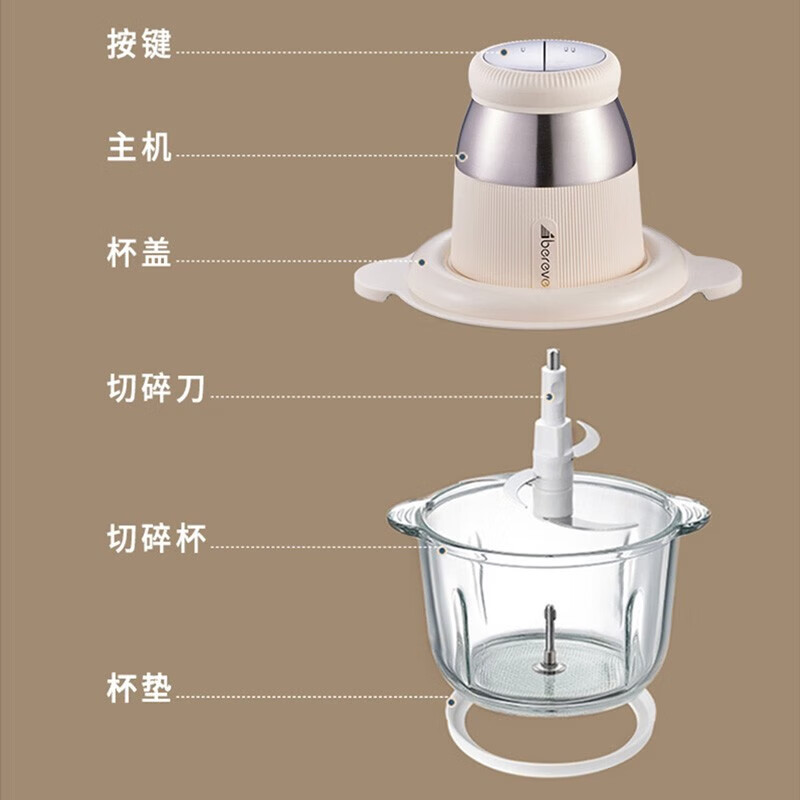 艾贝丽 多功 能 绞肉机 ABL-JR27