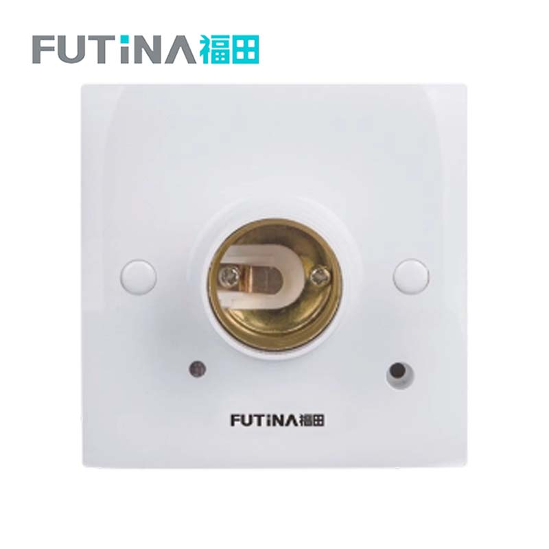 福田 声光控灯头灯座灯口 E27螺口底座直径86mm 个高清大图