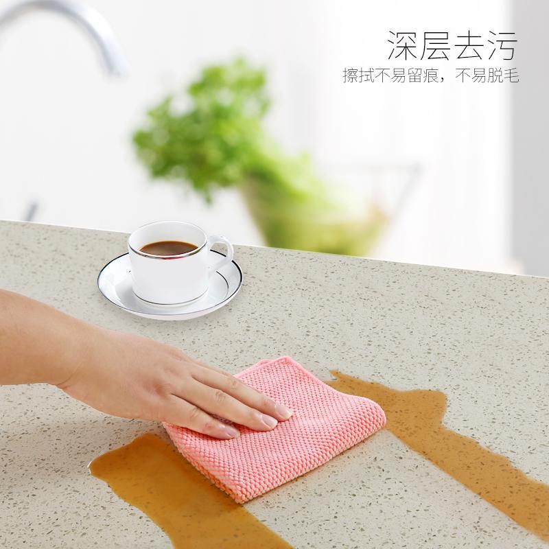 加厚玉米绒抹布吸水不毛擦地板家具桌玻璃洗碗布清洁毛巾