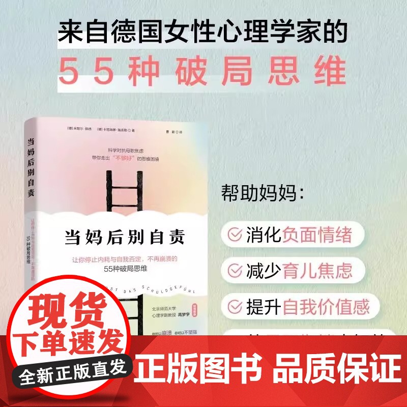 当妈后别自责 米歇尔·柳西 (德)心理健康 孕产育儿 女性话题 关注产后抑郁 不再崩溃的55种破局思维 消化负面情绪减少高清大图