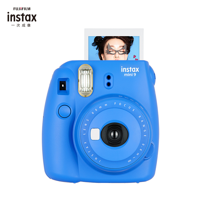 富士(FUJIFILM)INSTAX 拍立得 相机 一次成像相机 立拍立得 mini9 海水蓝色 富士小尺寸胶片相机