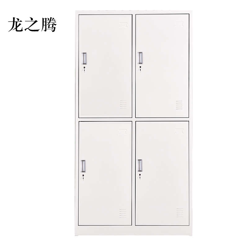 龙之腾加厚四门钢制更衣柜员工柜铁皮职工储物柜高清大图