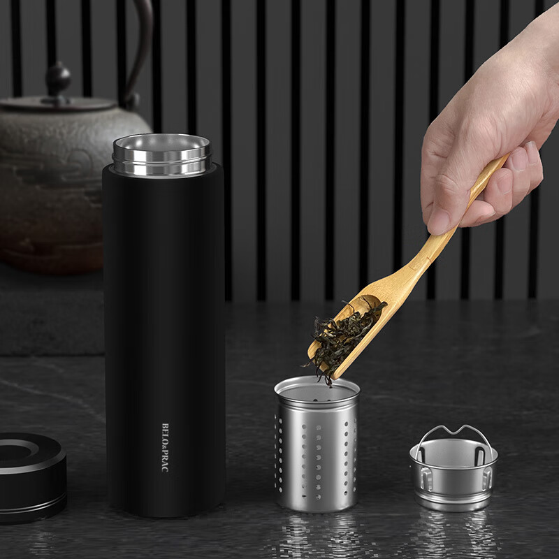 贝洛可翎克焖茶保温杯高清大图