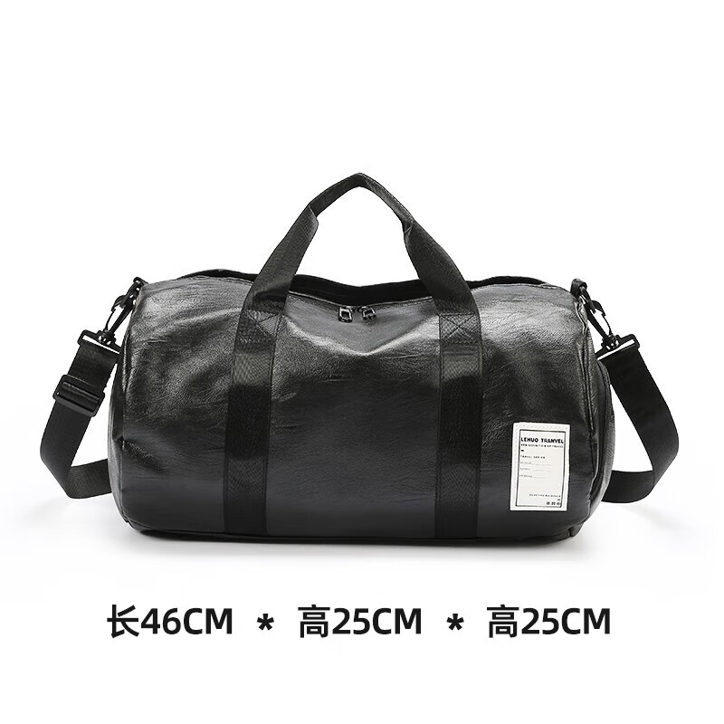 乐活JD0037旅行健身包男干湿分离大容量旅行包游泳运动背包篮球包手提男士行李袋黑色高清大图