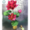 中式禅意莲花仿真荷花供佛摆件佛堂观音供奉假花客厅干花花艺装饰 封后 棕瓶1个仿真植物