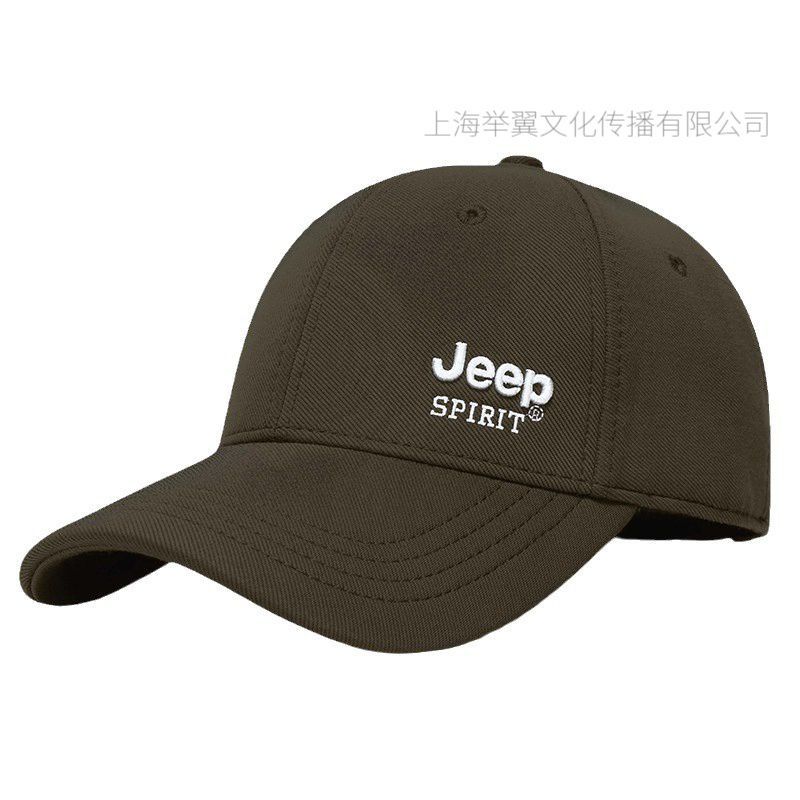 JEEP SPIRIT吉普新款帽子男士棒球帽休闲时尚鸭舌帽遮阳帽A0745