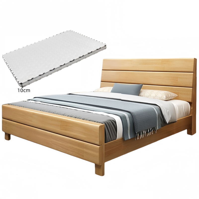 豫龙都 宿舍床+床垫 1*2m套高清大图