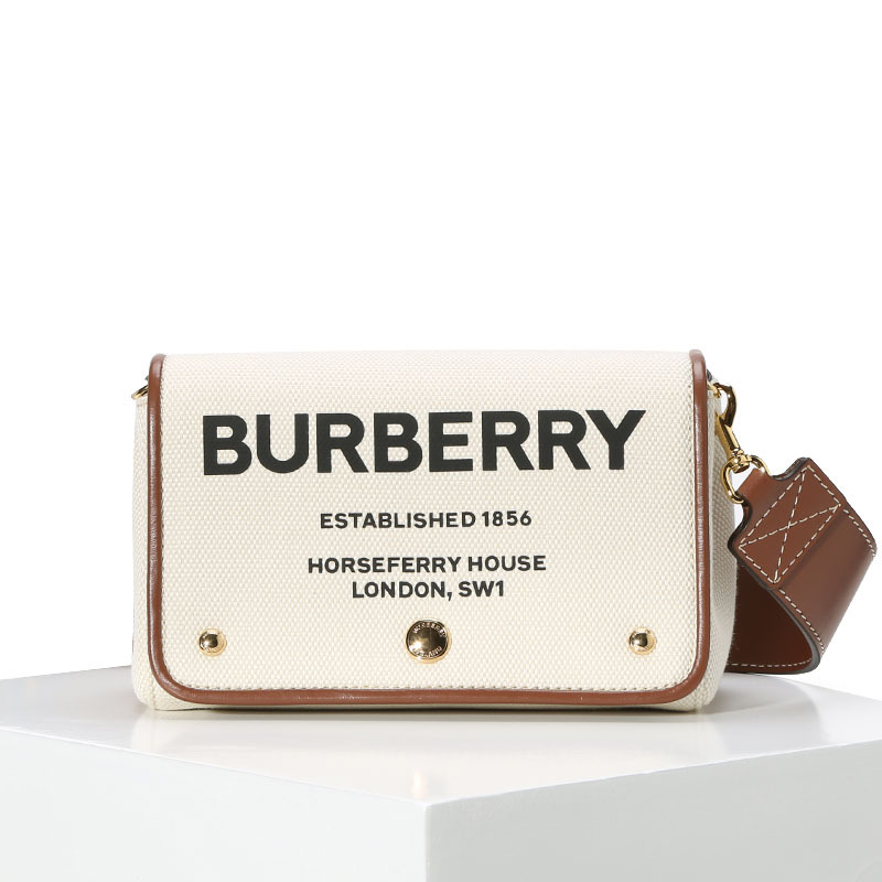 预订 BURBERRY 博柏利 女包 Horseferry 帆布 斜挎包单肩包8026608