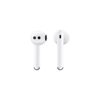 华为/HUAWEI FreeBuds 4 真无线蓝牙耳机 半开放主动降噪2.0 舒适佩戴 高解析音质 无线充版 陶瓷白