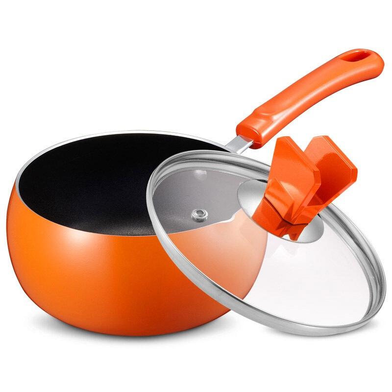 爱仕达奶锅 辅食锅 不粘锅炫彩16cm宝宝辅食奶锅