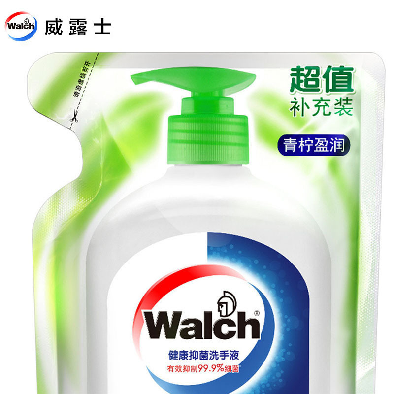 威露士 健康抑菌 青柠盈润 洗手液 袋装525ml (单位:袋)