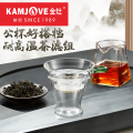KAMJOVE/金灶GO-08玻璃茶漏茶滤隔茶斗功夫茶具配件过滤网滤茶器