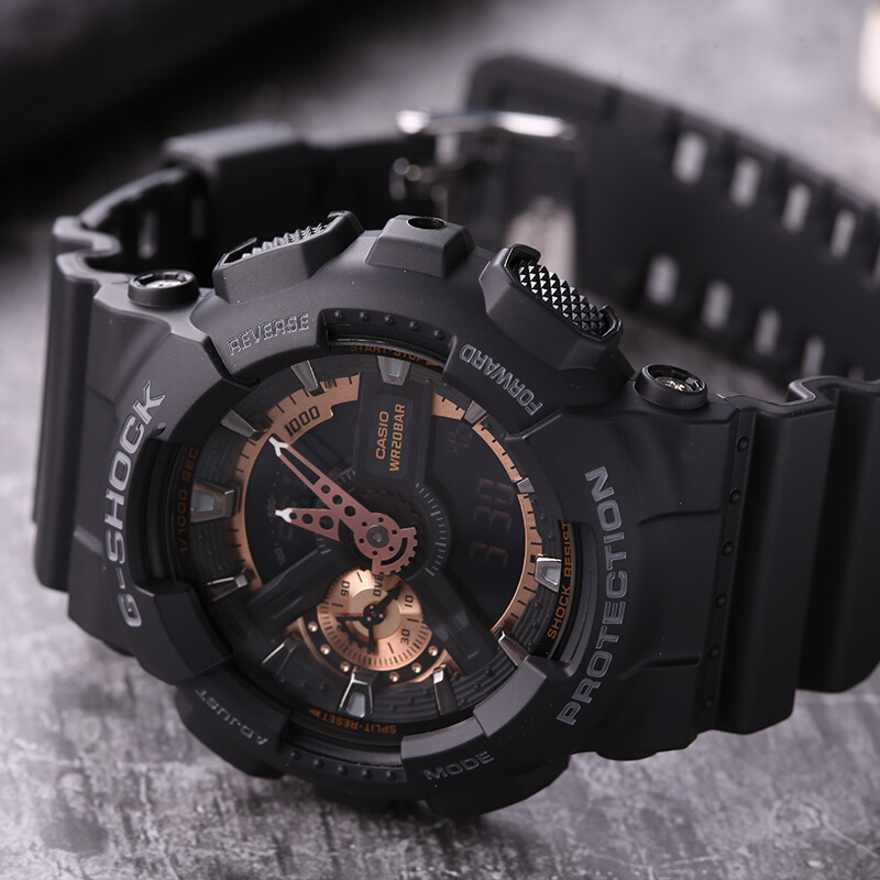 卡西欧(CASIO)男士手表G-SHOCK系列 日韩品牌时尚运动男表 大表盘防水表