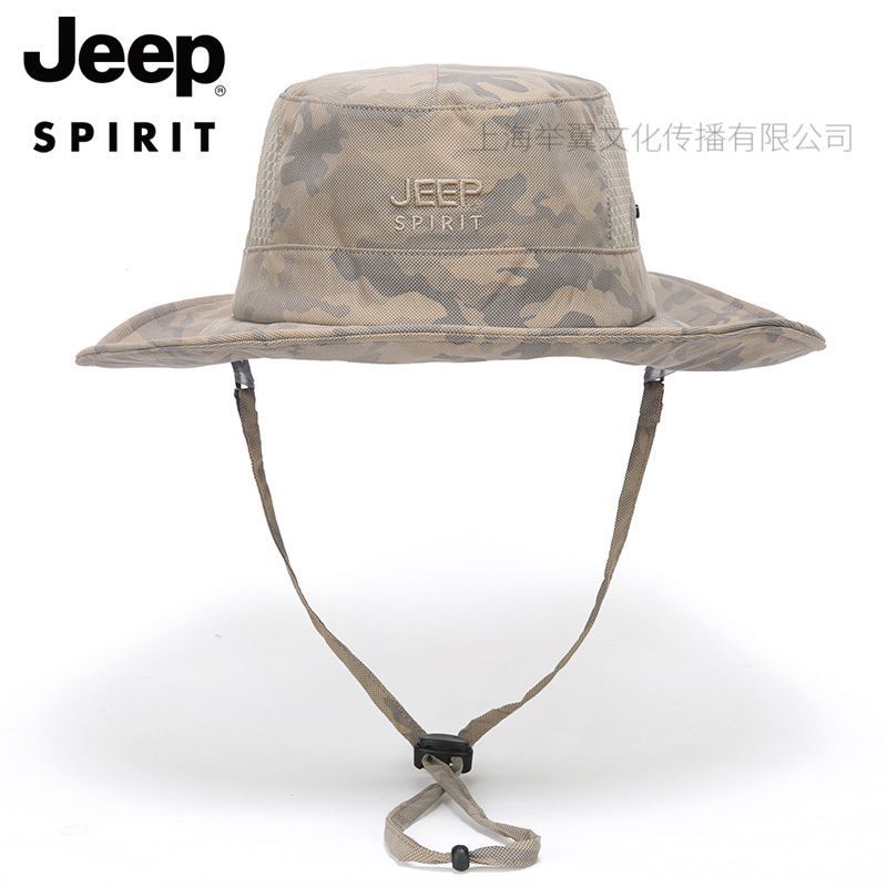 Jeep 吉普 夏季渔夫帽 盆帽遮阳帽 太阳帽