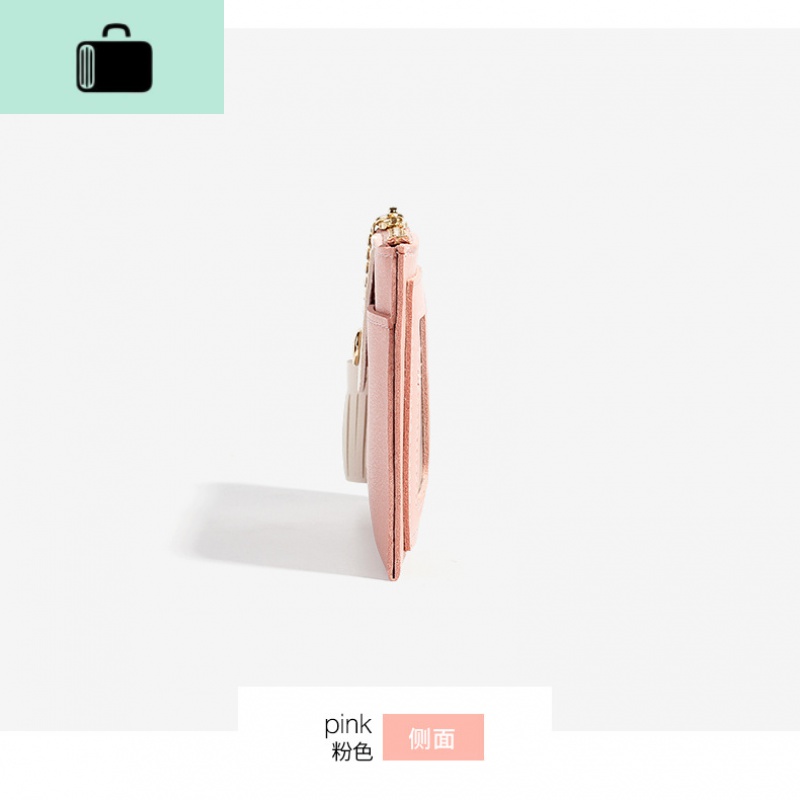 优质款 超薄多功能简约时尚潮学生3卡位零钱包驾驶证卡包女式NEW LAKE高清大图