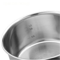 苏泊尔（SUPOR）ST16Z1奶锅 304不锈钢 小奶锅牛奶锅 燃气灶电磁炉通用锅具 容量 1.3 L 直径 16CM