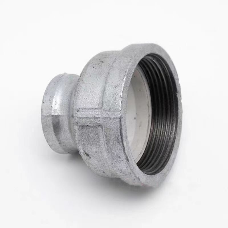 中锦科技 镀锌异径衬塑内丝直接 DN100×65[4寸变2.5寸] 个高清大图