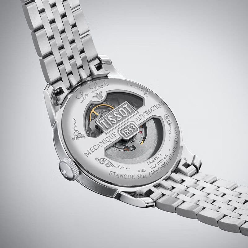 天梭(TISSOT)力洛克系列腕表 钢带机械男表 20周年纪念款图片