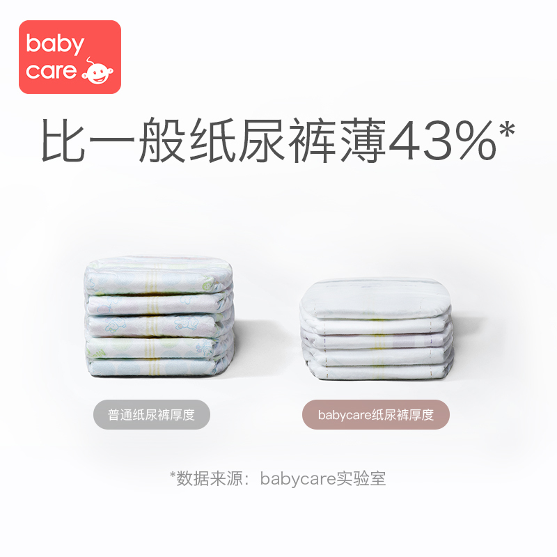 babycare纸尿裤 皇室弱酸亲肤系列婴儿纸尿裤S58*4包