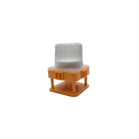 华燏 HY-BZD1059 3.7V 0.6W IP66 0.3Hz LED 太阳能声光警示灯(计价单位:盏)黄色