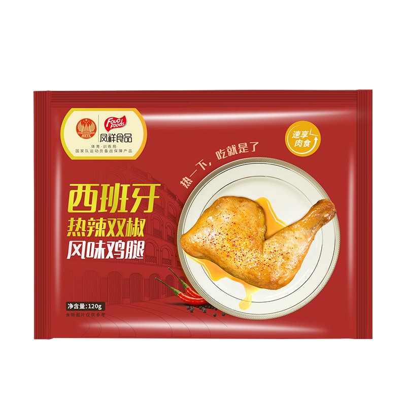 凤祥食品(Fovo Foods)西班牙热辣双椒风味鸡腿120g