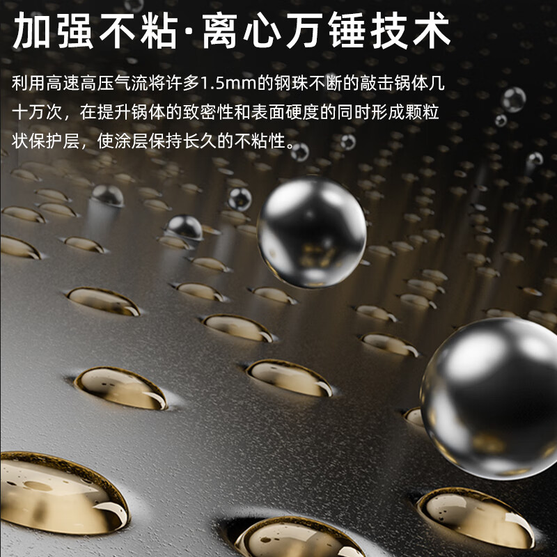 爱仕达(ASD) 魔法石无油烟炒锅 28cm CL28F1Q高清大图