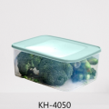 禧天龙(Citylong) KH-4050保鲜盒3个装（松石绿）家用食品抗菌收纳盒