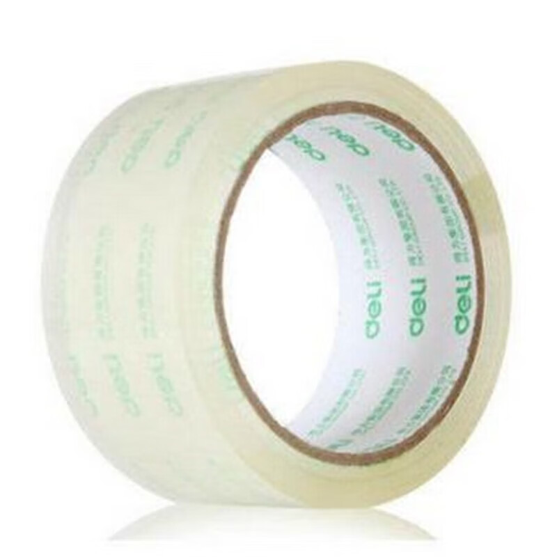 得力(deli)30201 6卷/筒 宽胶带 48mm 40y 透明胶带大号封箱胶带高清大图