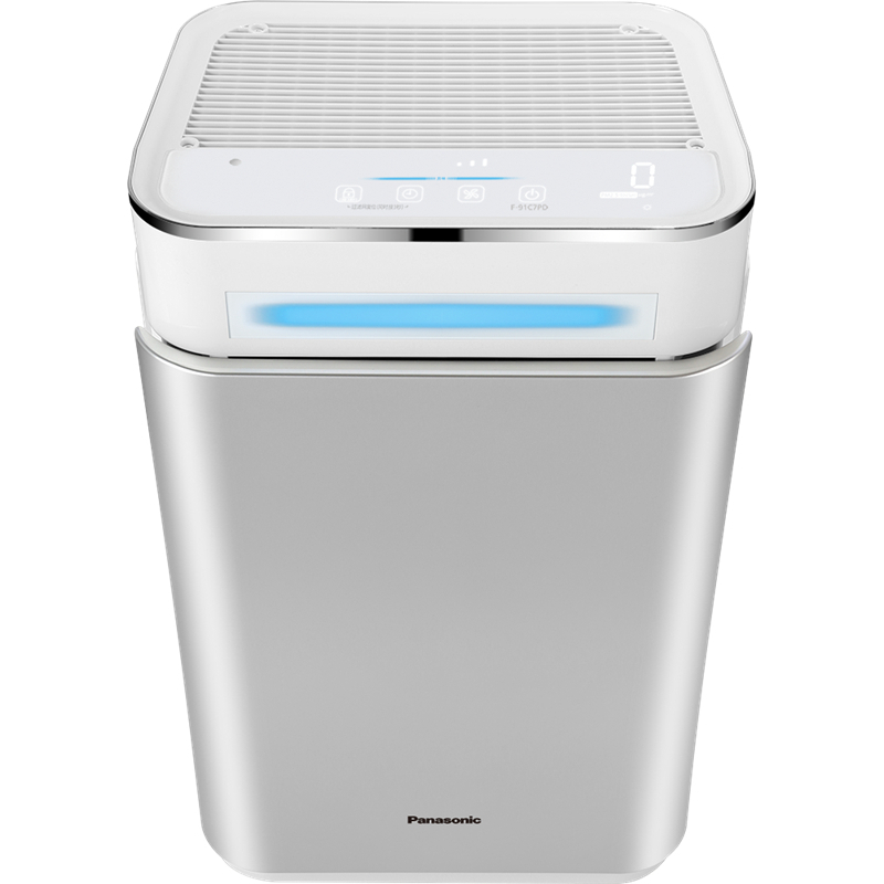 松下(Panasonic)空气净化器F-91C7PD-S 防雾霾PM2.5过敏原二手烟颗粒物