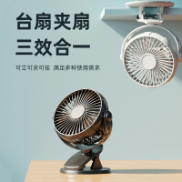 康佳(KONKA) 台夹扇 电风扇台式落地小风扇节能低噪摇头机械控制2档正常风风扇 电扇转页扇KF-02U90B-C