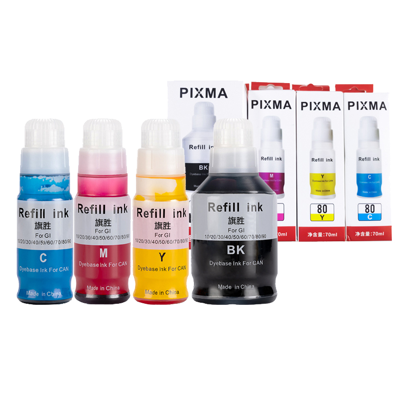旗胜墨水(适用佳能CANON G7080 G6080 G5080)GI80套高清大图