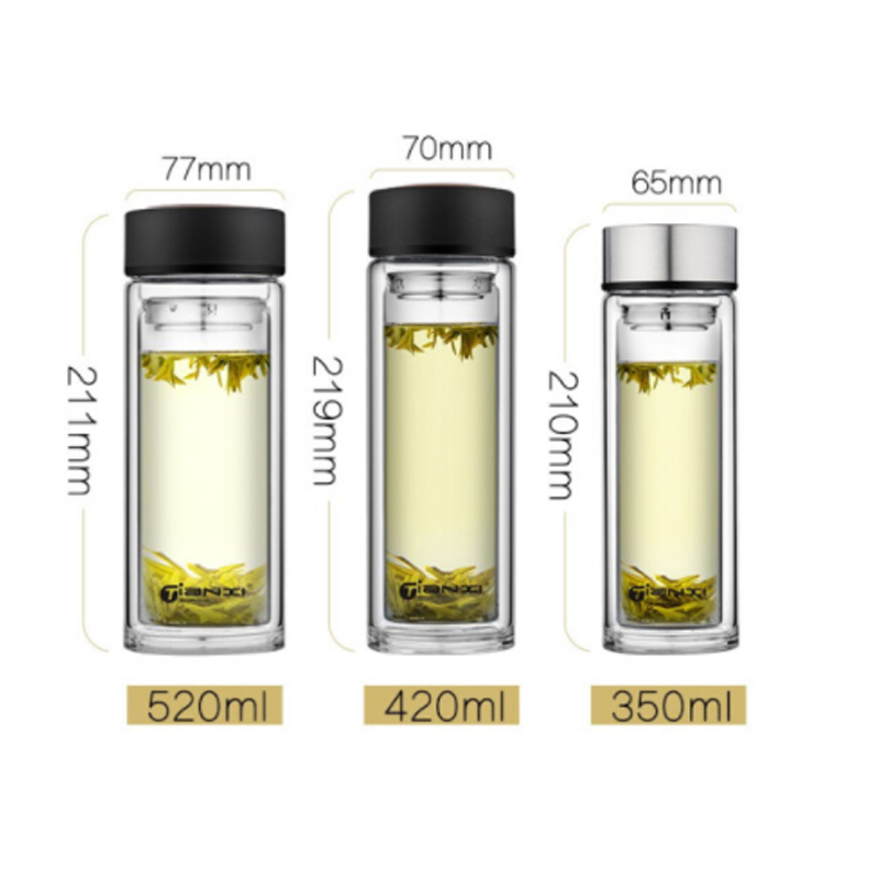 SHERIDAN TIANXI水杯玻璃杯随身杯320ml