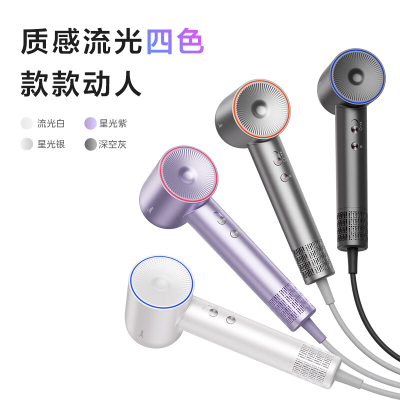 美的(Midea) 高速家用负离子护发速干电吹风 FG208高清大图