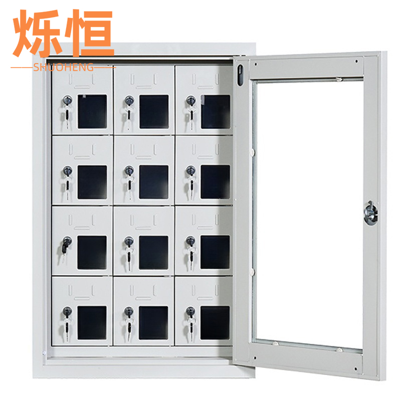 烁恒手机充电柜12门台高清大图