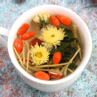 菊花枸杞决明子茶清肝明目金银花牛蒡根花茶组合养生茶去火凉茶包