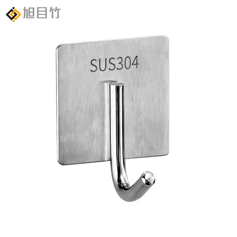 旭目竹 304不锈钢衣帽钩挂钩 J型钩 个高清大图