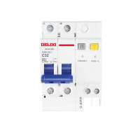 德力西(DELIXI)空气开关 HDBE32LE2C32 家用空开带漏保小型漏电保护断路器 2P32A
