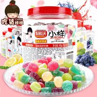小样 糖果 酸q糖桶装苹果味540g(儿童零食网红橡皮软糖)