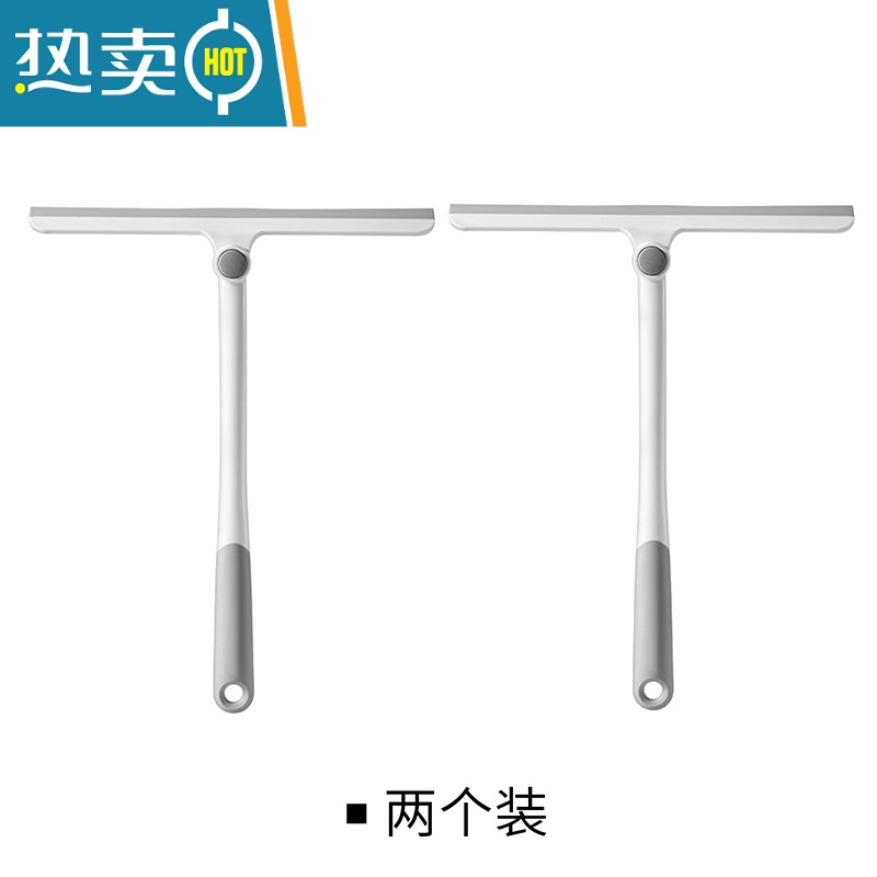敬平擦玻璃器家用刮水器多功能双面卫生间镜子地板纱窗户清洁刷工具 普通款[两个装]高清大图