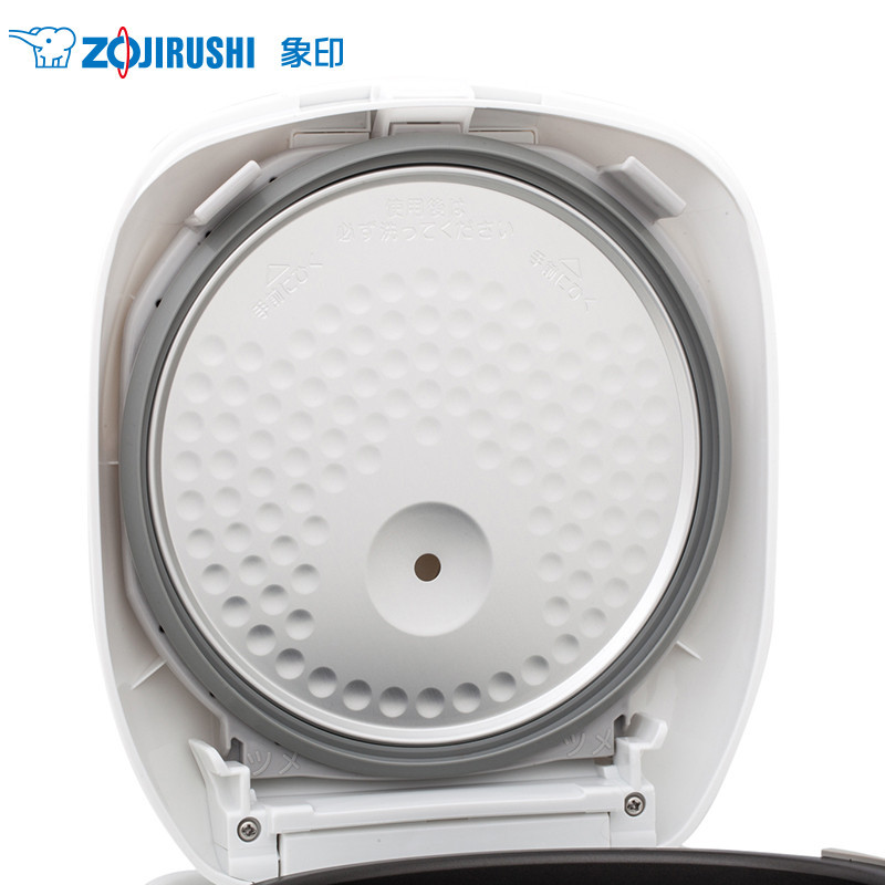象印(ZO JIRUSHI)电饭煲NS-ZCH10HC 合金内胆三维立体加热微电脑可预约功能3L电饭锅4-6人份 白色