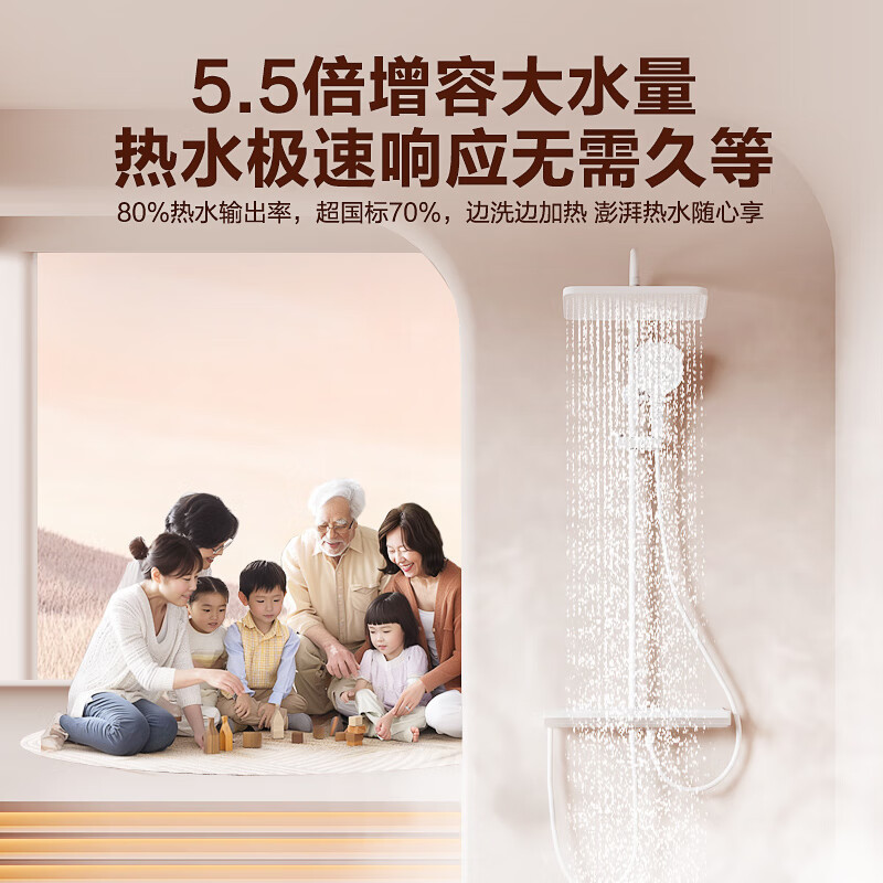海尔(Haier)50升电热水器EC5001-GC3 2200W速热 超一级节能 升级镁棒免更换 健康抑菌高清大图