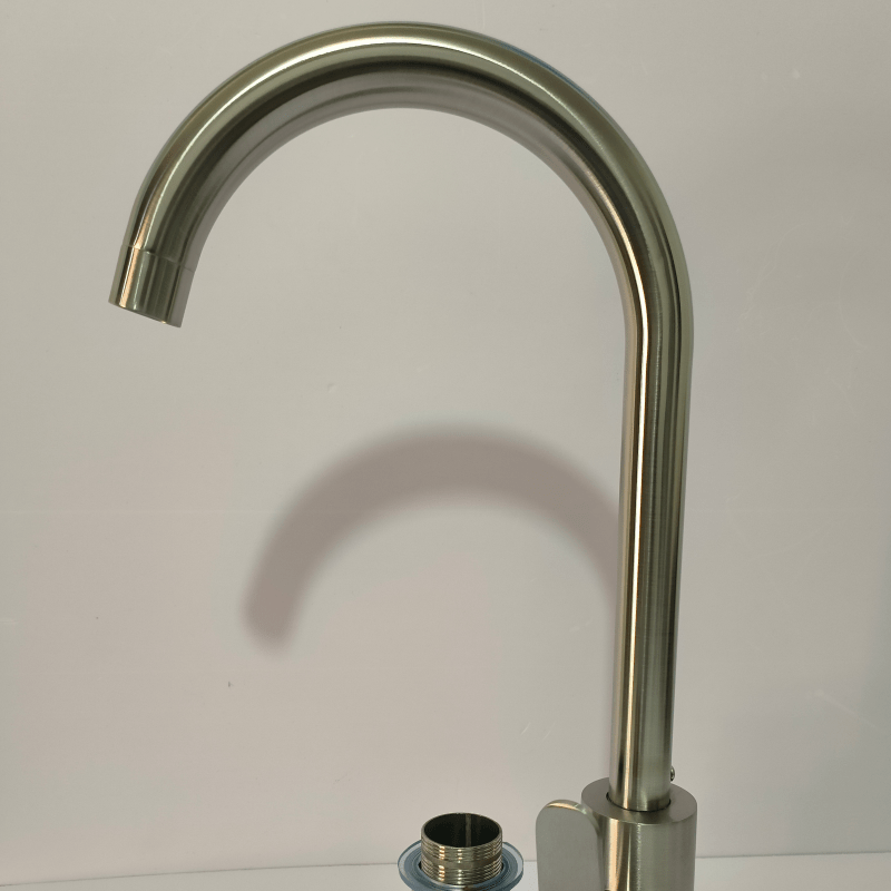 数铁304不锈钢拉丝洗菜盆冷热水龙头通用型个高清大图