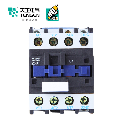 天正电气 CJX2-2501 36V 3NO 1NC 25A 50Hz 3P 02010070117 交流接触器