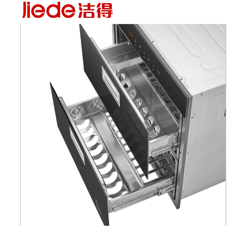 洁得 ZTD-100-X12 高温臭氧两门家用嵌入式大容量消毒柜(二星)(不含安装)
