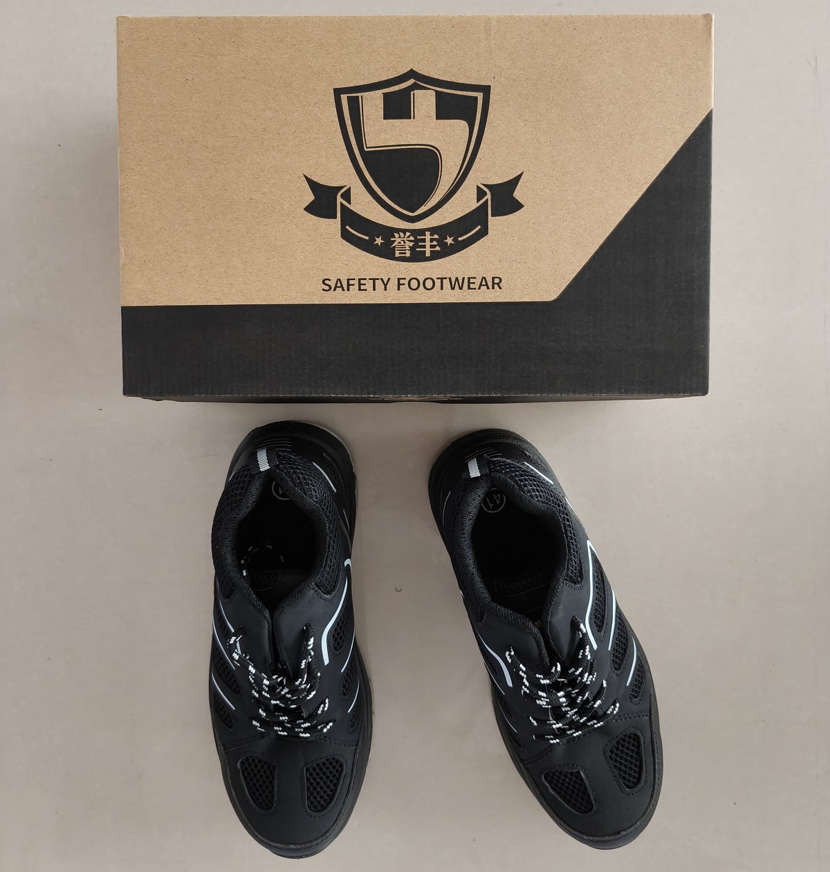 誉丰YF-7273防砸防刺穿网孔劳保鞋 双高清大图