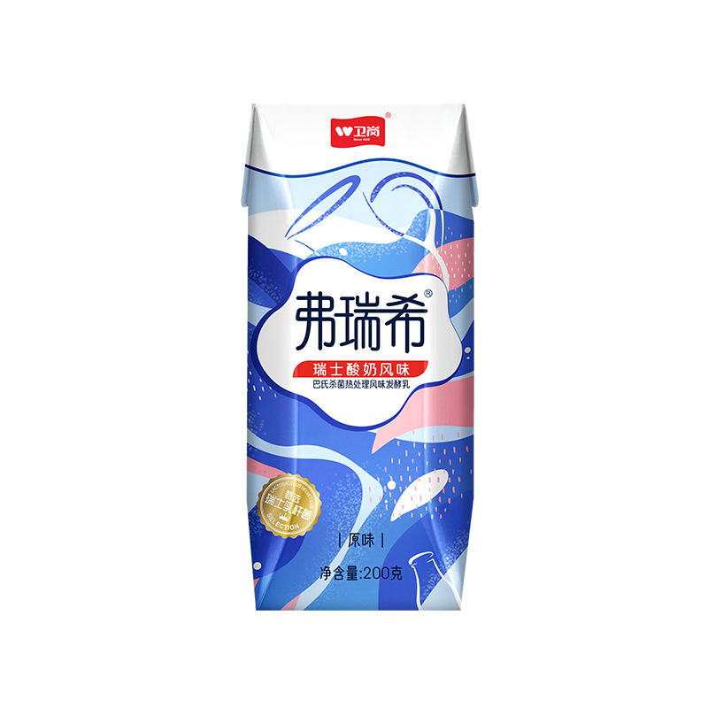 卫岗弗瑞希瑞士酸奶风味 200g*10盒利乐钻原味常温浓稠酸奶营养早餐